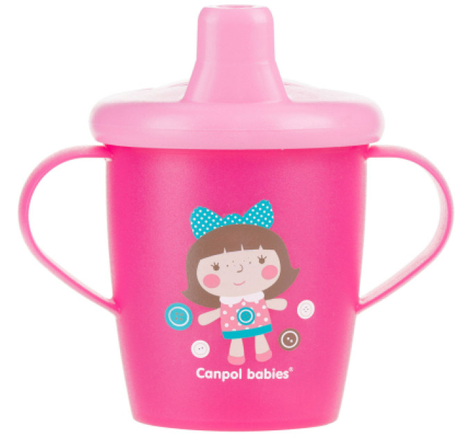 Canpol babies Поїльник-непроливайка Canpol babies Toys 250 мл Рожева (31/200_pin)