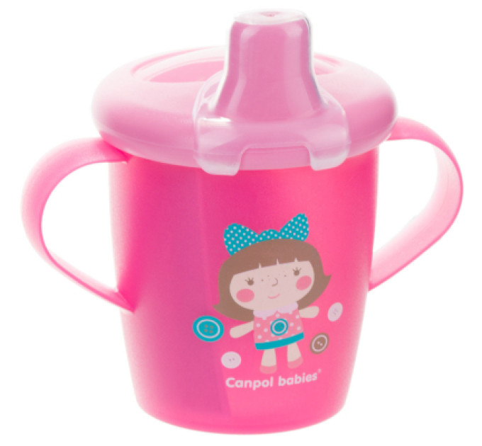 Canpol babies Поїльник-непроливайка Canpol babies Toys 250 мл Рожева (31/200_pin)