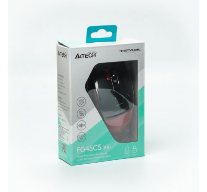 Мишка A4Tech FG45CS Air Wireless Sports Red (4711421992862)