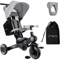 Дитячий велосипед MoMi Solivia grey 4 в 1 (ROTR00017)