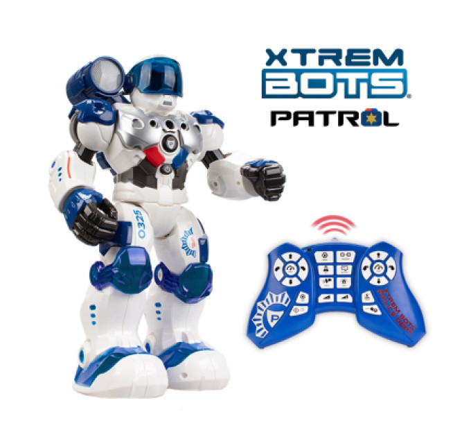 BlueRocket Інтерактивна іграшка BlueRocket Робот Патрульний Stem (XT380972)