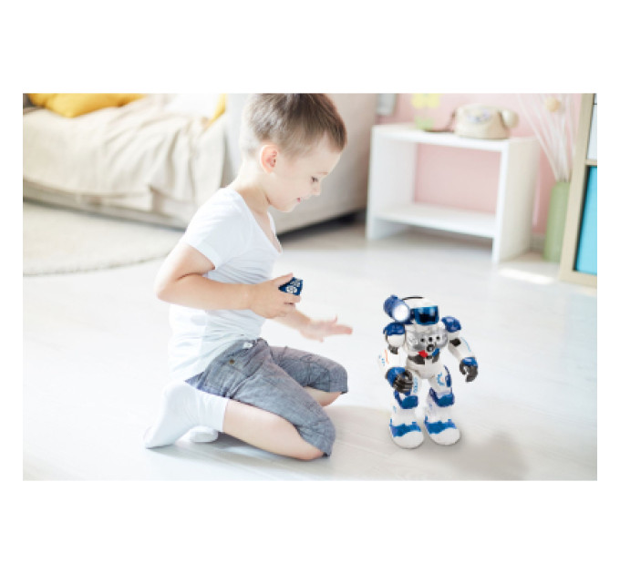 BlueRocket Інтерактивна іграшка BlueRocket Робот Патрульний Stem (XT380972)