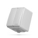 Videx Вимикач Videx BINERA IP65 зовнішній 2кл сірий (VF-BNW12-G)