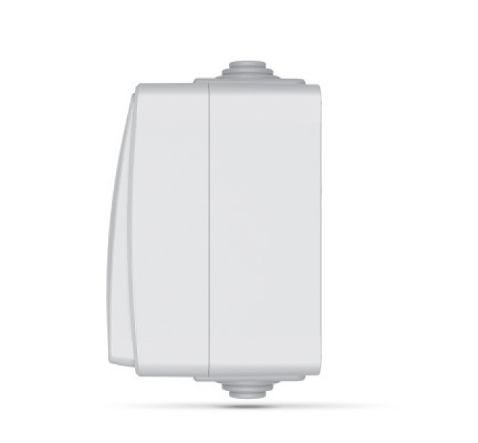 Videx Вимикач Videx BINERA IP65 зовнішній 2кл сірий (VF-BNW12-G)