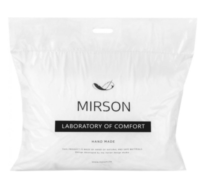 MirSon Подушка MirSon бавовняна №1624 Eco Light White Середня (2200002647335)