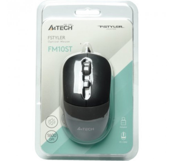 Мишка A4Tech FM10ST USB Grey (4711421990134)