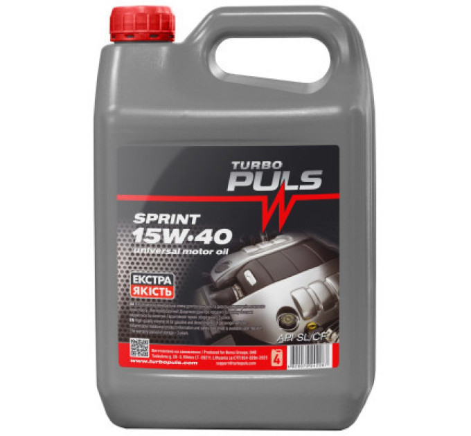 TURBO PULS Моторна олива TURBO PULS Sprint 15W-40, 3,6л (75392)