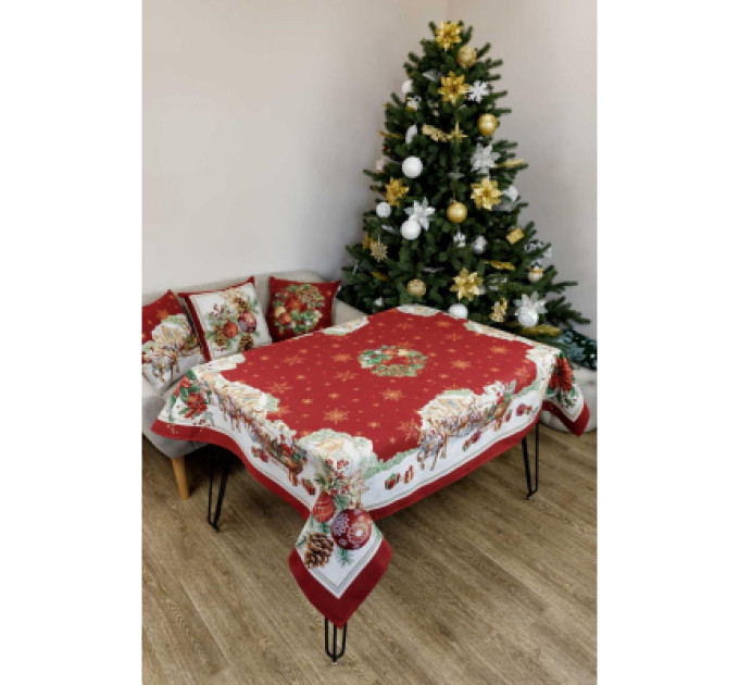 Прованс Скатертина Прованс гобеленова PRESENT 135х350 см (4823093450639)