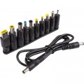 PowerPlant Кабель живлення PowerPlant для PB930548 30000mAh DC 12-19V комплект перехідників 10 шт (PB931118)