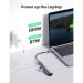 Ugreen Концентратор Ugreen USB3.0 Type-C to HDMI 4K30Hz/USB 3.0x2/RJ45/PD CM418 (10919)