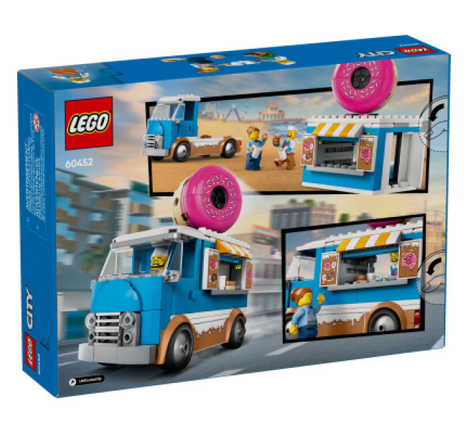 LEGO Конструктор LEGO City Вантажівка з пончиками (60452)