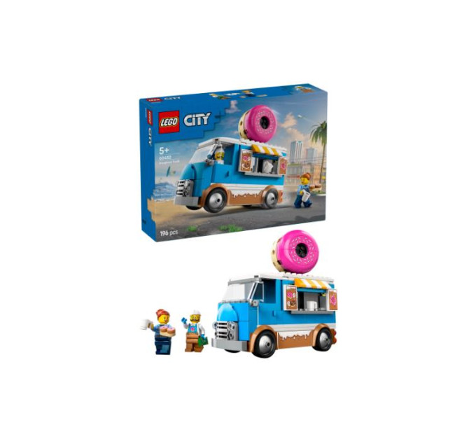LEGO Конструктор LEGO City Вантажівка з пончиками (60452)