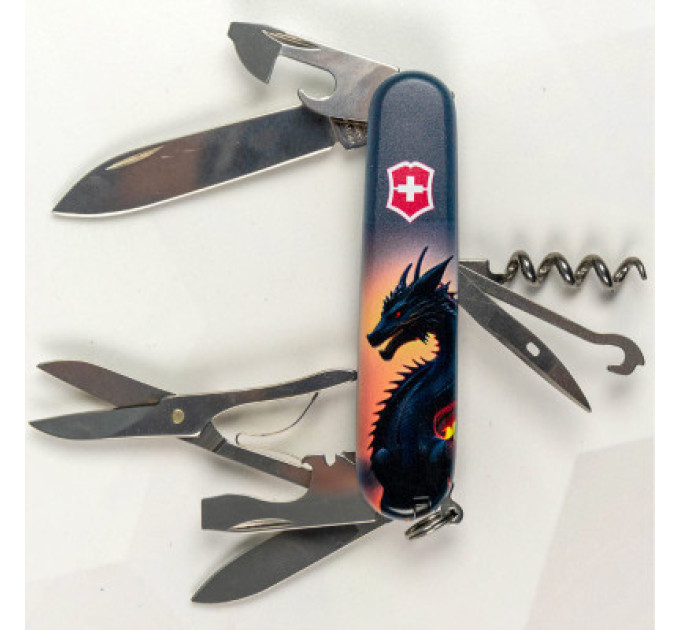 Victorinox Ніж Victorinox Climber Zodiac Дракон в променях сонця (1.3703.3_Z3270p)