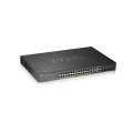 ZyXel Коммутатор ZYXEL GS1920-24HPv2 (GS192024HPV2-EU0101F) (24xGE PoE, 4xGE/SFP, Smart, NebulaFlex, Max PoE 375W)