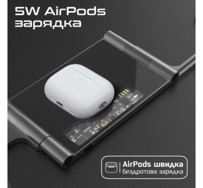 Promate Зарядний пристрій Promate aurafold-trio
