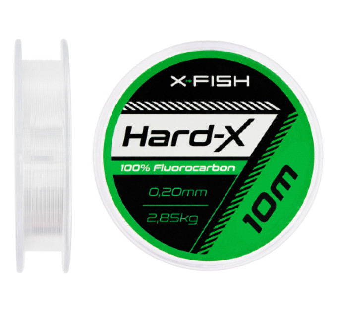 X-Fish Флюорокарбон X-Fish Hard-X 10m (clear) 0.20mm 2.85kg (1917.03.66)
