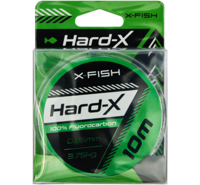 X-Fish Флюорокарбон X-Fish Hard-X 10m (clear) 0.25mm 3.75kg (1917.03.68)