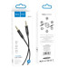 HOCO Кабель мультимедійний 3.5mm M to 3.5mm M 1.0m UPA19 AUX Black HOCO (6931474759863)