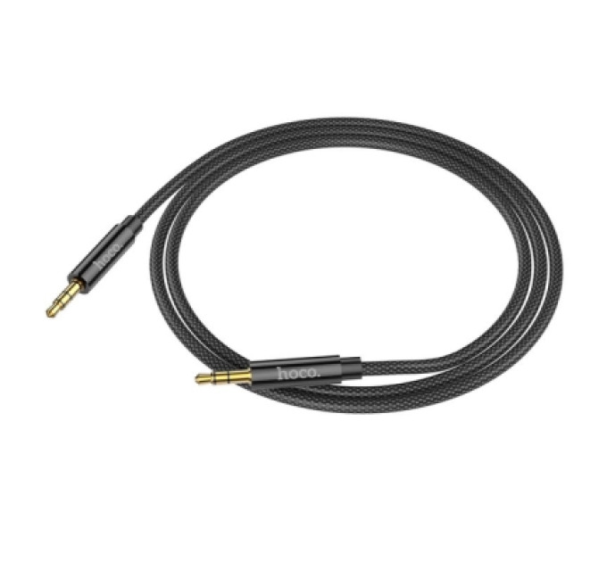 HOCO Кабель мультимедійний 3.5mm M to 3.5mm M 1.0m UPA19 AUX Black HOCO (6931474759863)