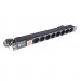 Eserver Силовий блок Eserver 19" 8 розеток, выкл., алюм. корпус PDU 220В, 16А (WT-2261A-GER-8WAY)