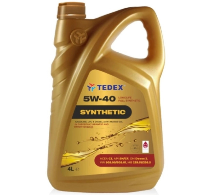 TEDEX Моторна олива TEDEX SYNTHETIC SN/SM/CF/EC 5W40 - 4л