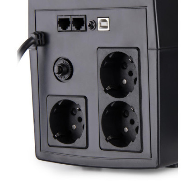 Vinga Пристрій безперебійного живлення Vinga LED 1500VA plastic case with USB (VPE-1500PU)
