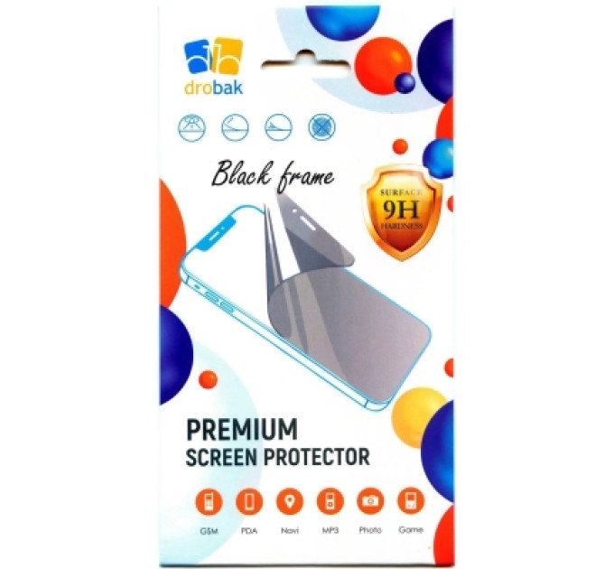 Drobak Скло захисне Drobak Poco X7 Pro Black (383893)