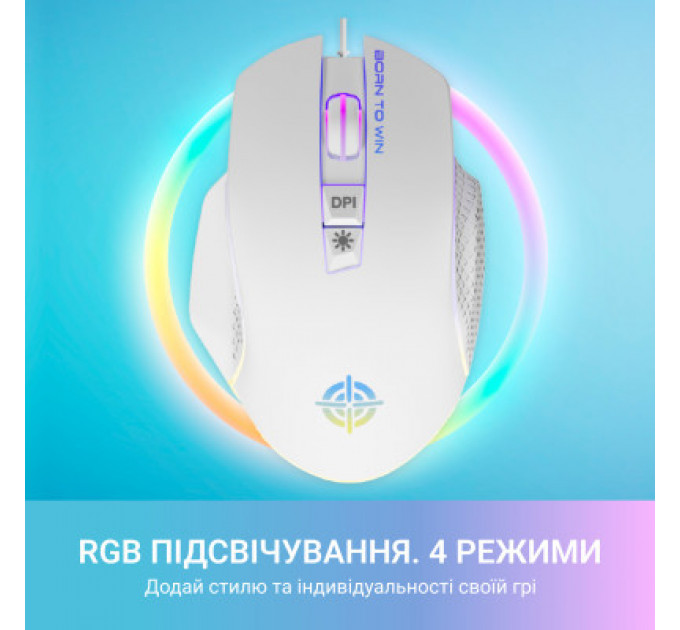 Мишка GamePro GM370 USB White (GM370)