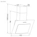 Pyramida Витяжка кухонна Pyramida NRX 60 (800) B GWH