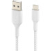 Belkin Дата кабель USB 2.0 AM to Type-C 1.0m BRAIDED white Belkin (CAB002BT1MWH)