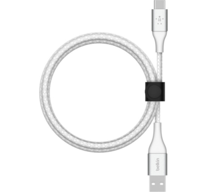 Belkin Дата кабель USB 2.0 AM to Type-C 1.0m BRAIDED white Belkin (CAB002BT1MWH)