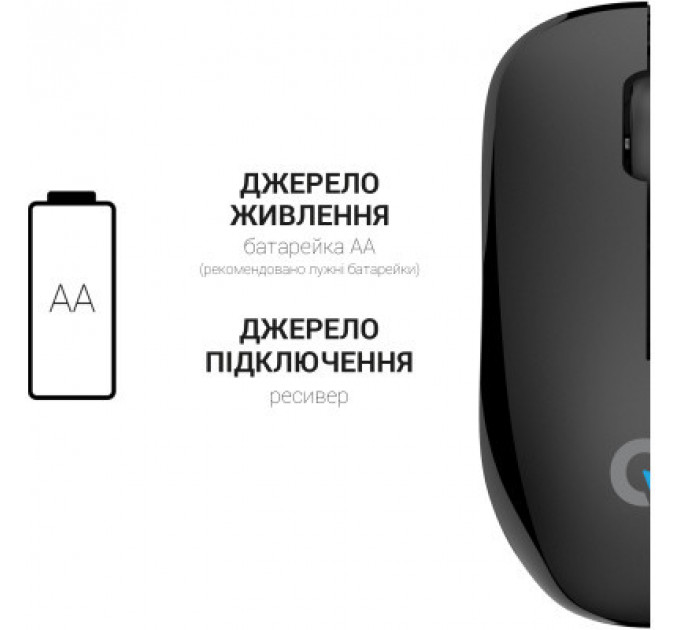 Мишка OfficePro M183 Wireless Black (M183)