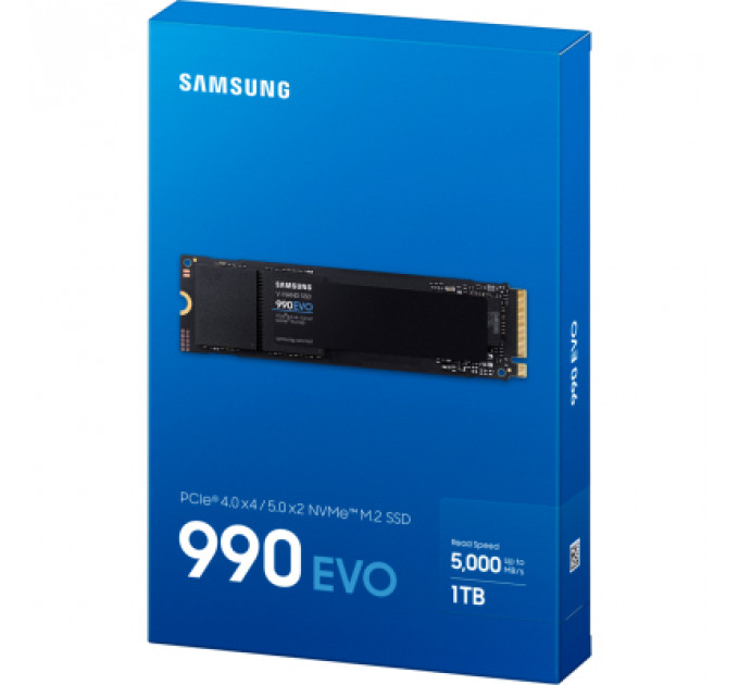 Накопичувач SSD M.2 2280 1TB 990 EVO Samsung (MZ-V9E1T0BW)