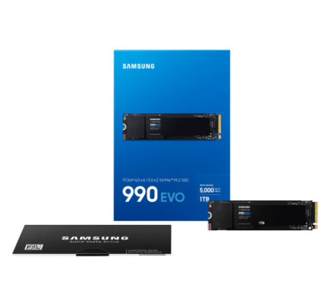 Накопичувач SSD M.2 2280 1TB 990 EVO Samsung (MZ-V9E1T0BW)