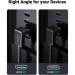 Ugreen Кабель мультимедійний HDMI M to HDMI M 2.0m 90° corner HD103 black Ugreen (10173)