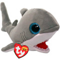 Ty М'яка іграшка Ty Beanie Babies Сіра акула Finnegan 15 см (37376)