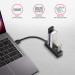 AXAGON Хаб AXAGON HUE-M1A SuperSpeed USB-A MINI hub, USB-A cable 20 cm, Black
