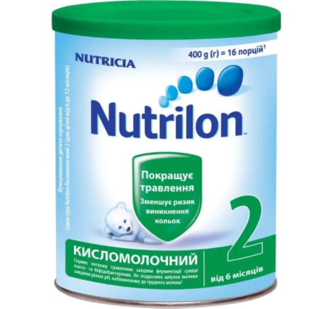 Nutrilon Дитяча суміш Nutrilon Кисломолочна 2 400 г (5900852073281)