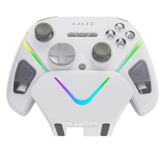 Ajazz Геймпад Ajazz GP100S 2.4G/BT/USB Switch/PC/iOS/Android RGB White (GP100S-W)