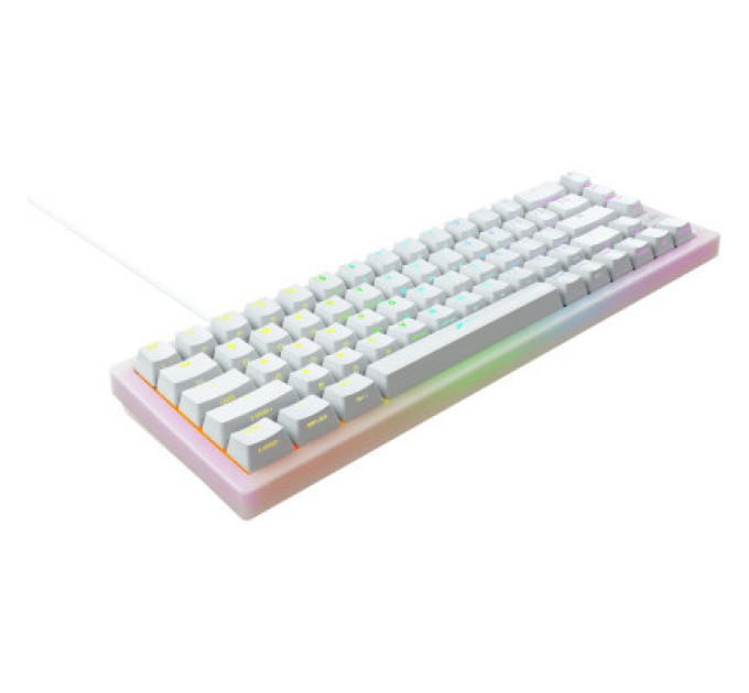 Xtrfy Клавіатура Xtrfy K5 68 keys Kailh Red Hot-swap RGB UA White (K5-RGB-CPT-TPWHITE-R-UKR)
