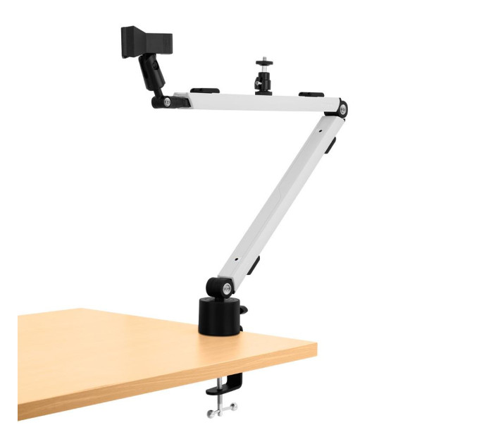 STREAMPLIFY Пантограф для мікрофону Streamplify MOUNT ARM-MIC, білий