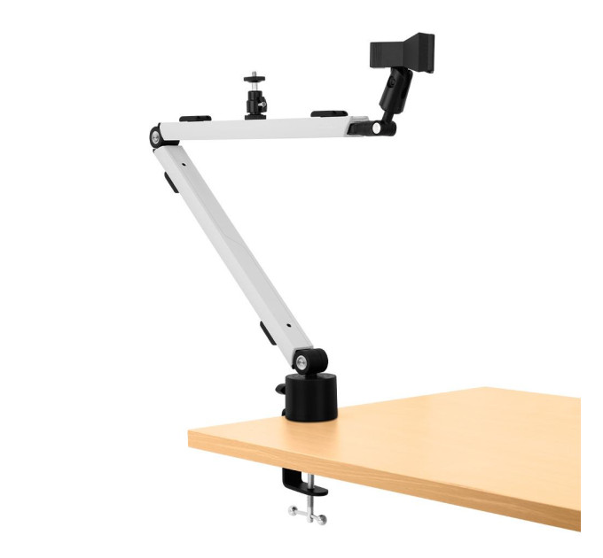 STREAMPLIFY Пантограф для мікрофону Streamplify MOUNT ARM-MIC, білий
