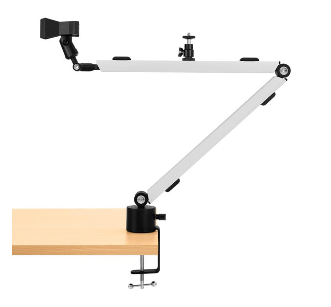 STREAMPLIFY Пантограф для мікрофону Streamplify MOUNT ARM-MIC, білий