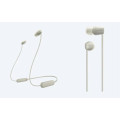 Sony Навушники Sony WI-C100 Beige (WIC100C.CE7)