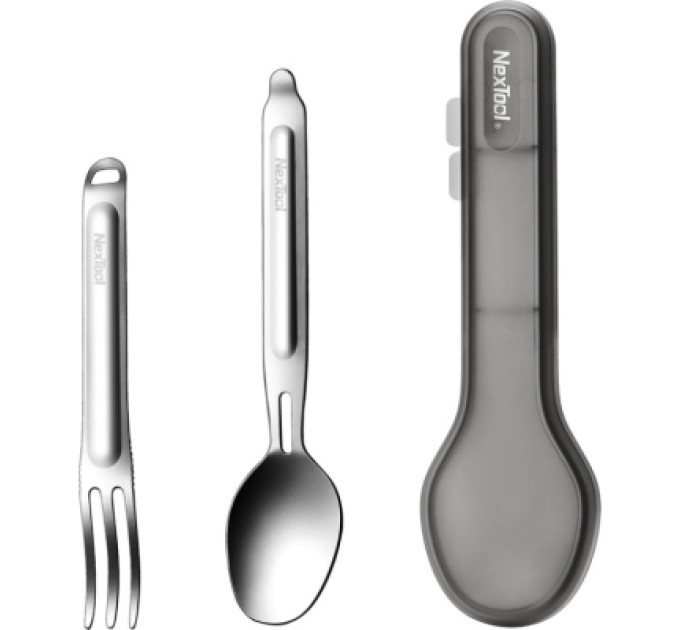 NexTool Набір туристичного посуду NexTool Portable Stainless Steel Tableware, нержавіюча сталь (NE20133)