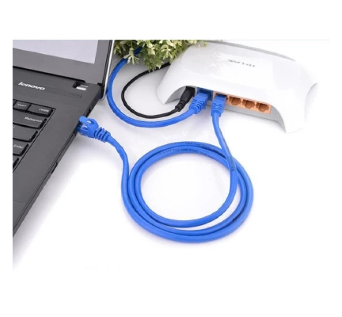 Ugreen Патч-корд UGREEN Cat 6 U/UTP Lan Cable 1m (Blue) Ugreen (11201)