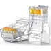 Ugreen Патч-корд UGREEN Cat 6 Unshielded RJ45 Modular Plugs 100-Pack Ugreen (U_60558)