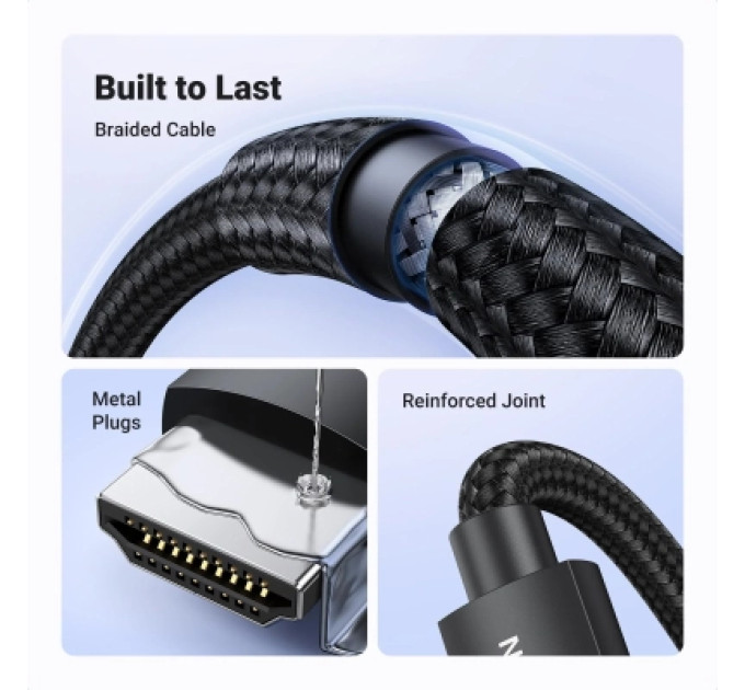 Ugreen Кабель мультимедійний UGREEN HDMI 8K Cable 10m Ugreen (95966)