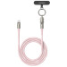 Ugreen Дата кабель UGREEN USB-C to USB-C PD Fast Charging Lanyard Cable 60W Max Pink 1.2m Ugreen (35510)