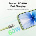 Ugreen Дата кабель UGREEN USB-C to USB-C PD Fast Charging Lanyard Cable 60W Max Pink 1.2m Ugreen (35510)